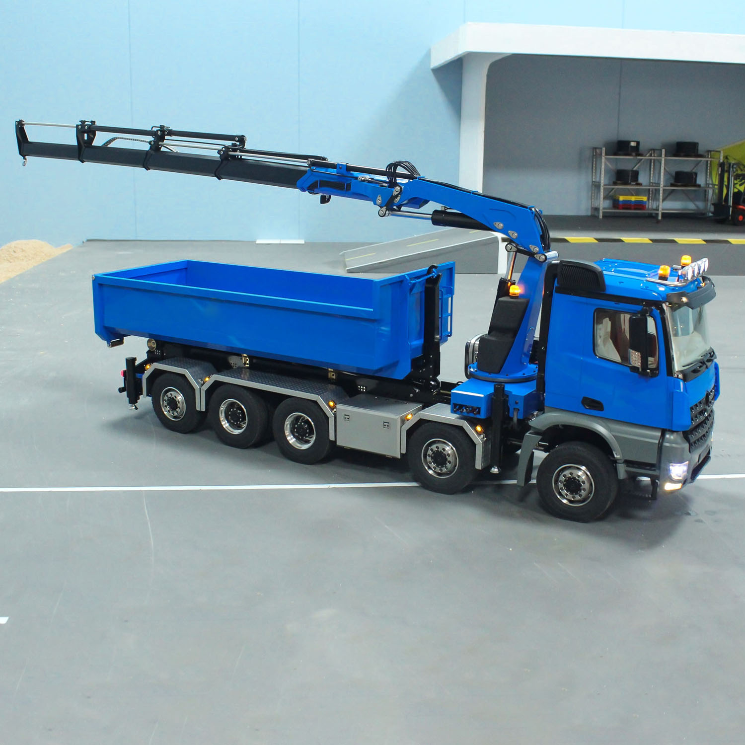 Rc Hobby Dump Truck - 10x10 RC 1/14 유압식 금속 크레인