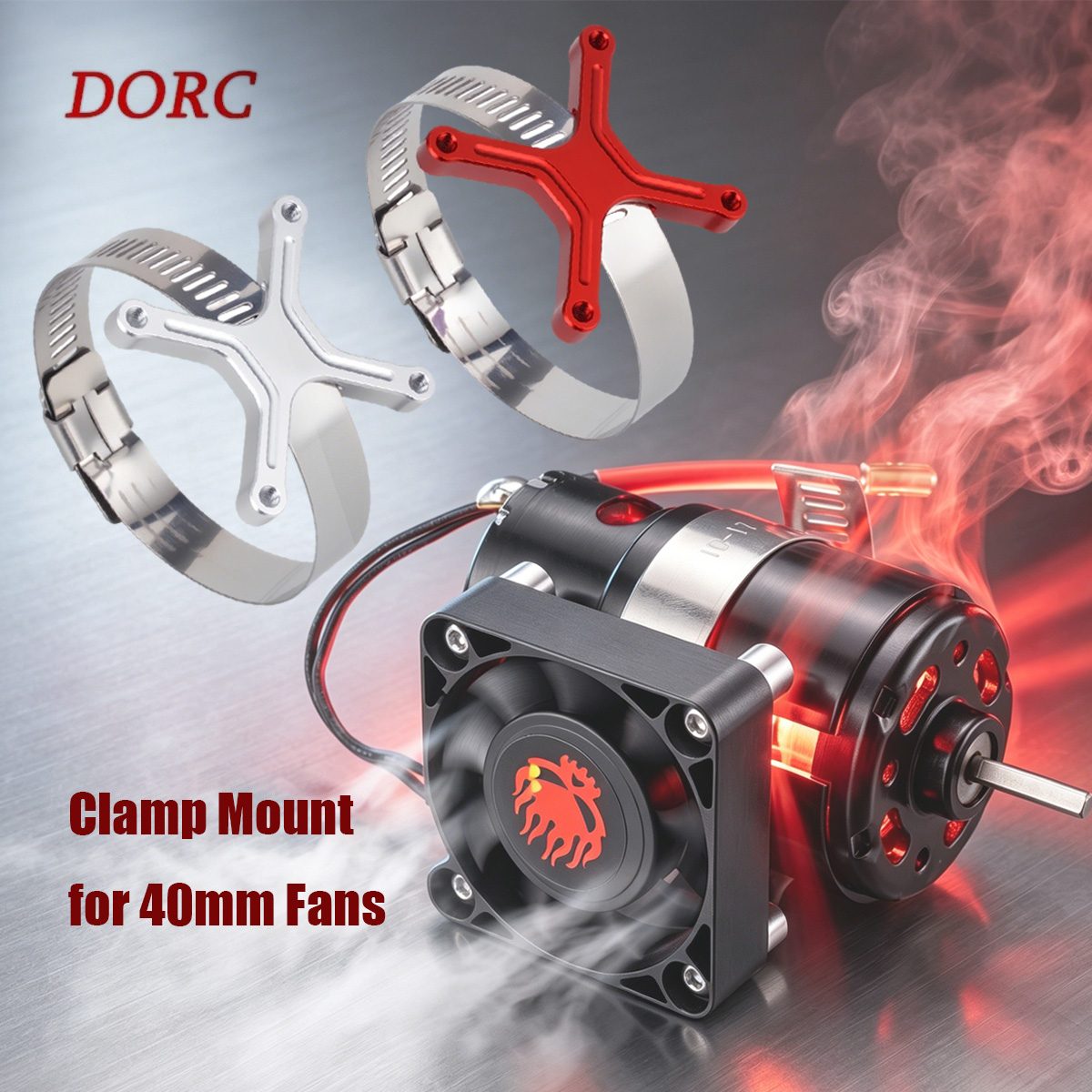 Rc Hobby Racing - 범용 조정 가능한 팬 마운트 30-49mm