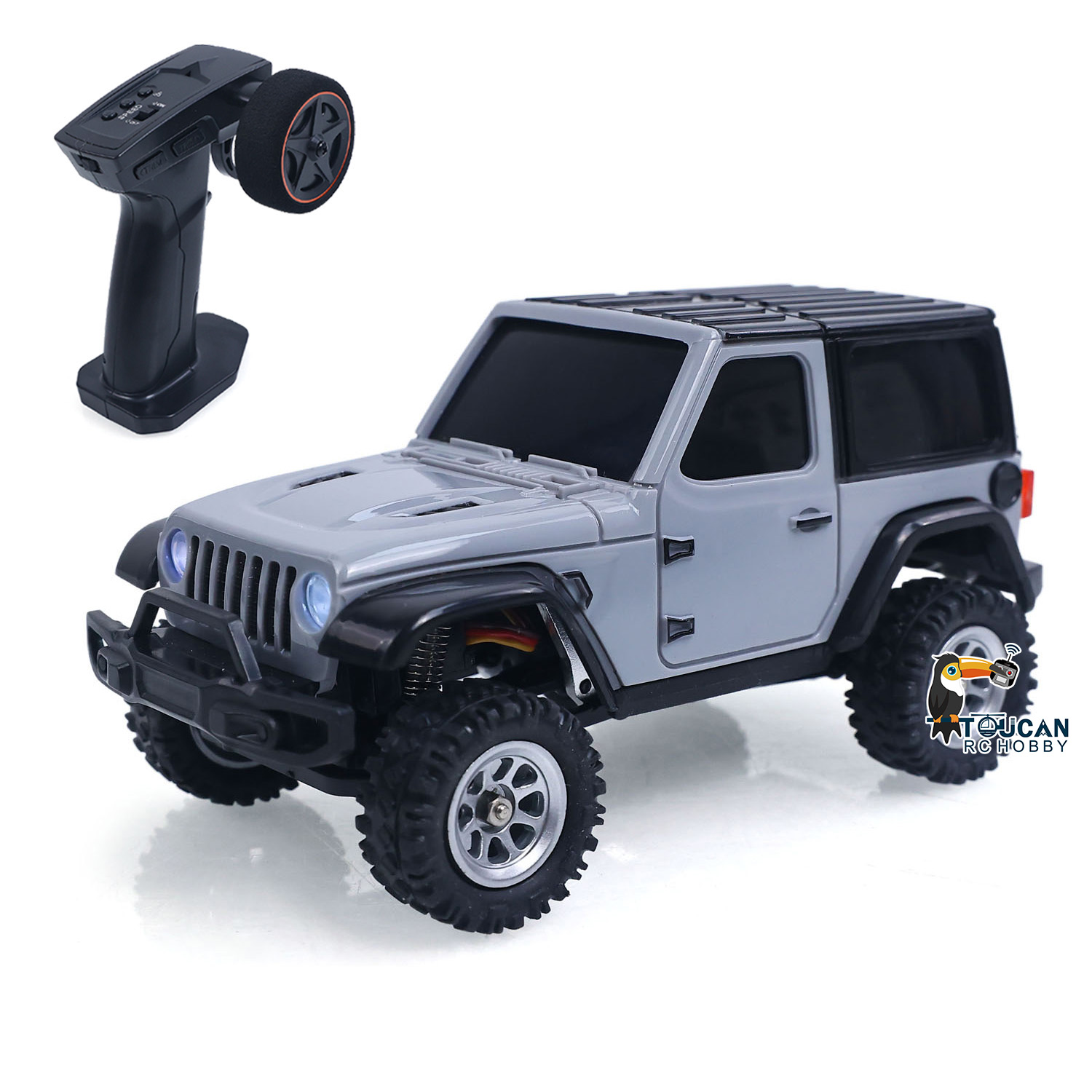 Rc Roc Hobby - RTR 1/36 미니 RC 크롤러 3601A