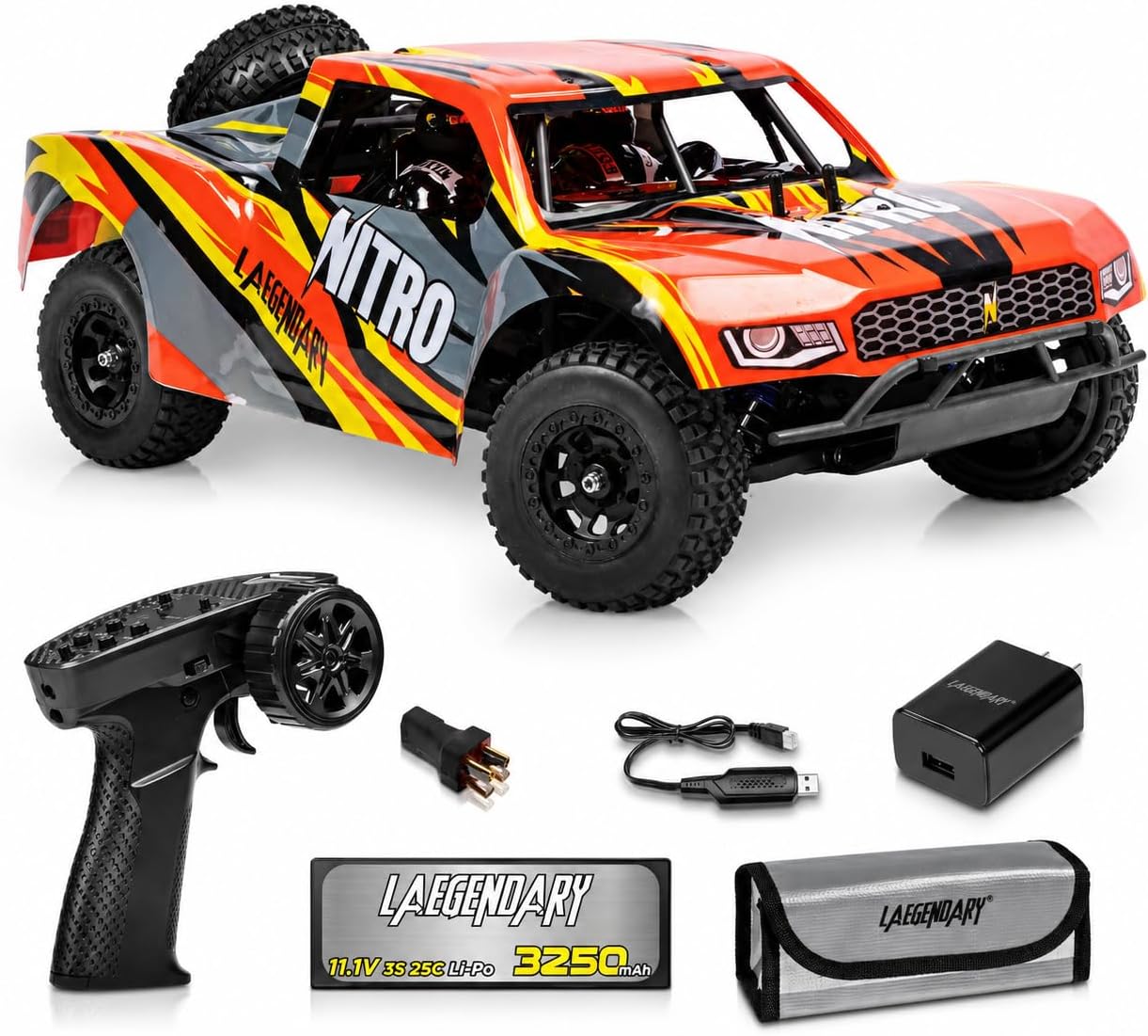 Rc Roc Hobby - 올휠 드라이브 2.4GHz 숏 코스 트럭,