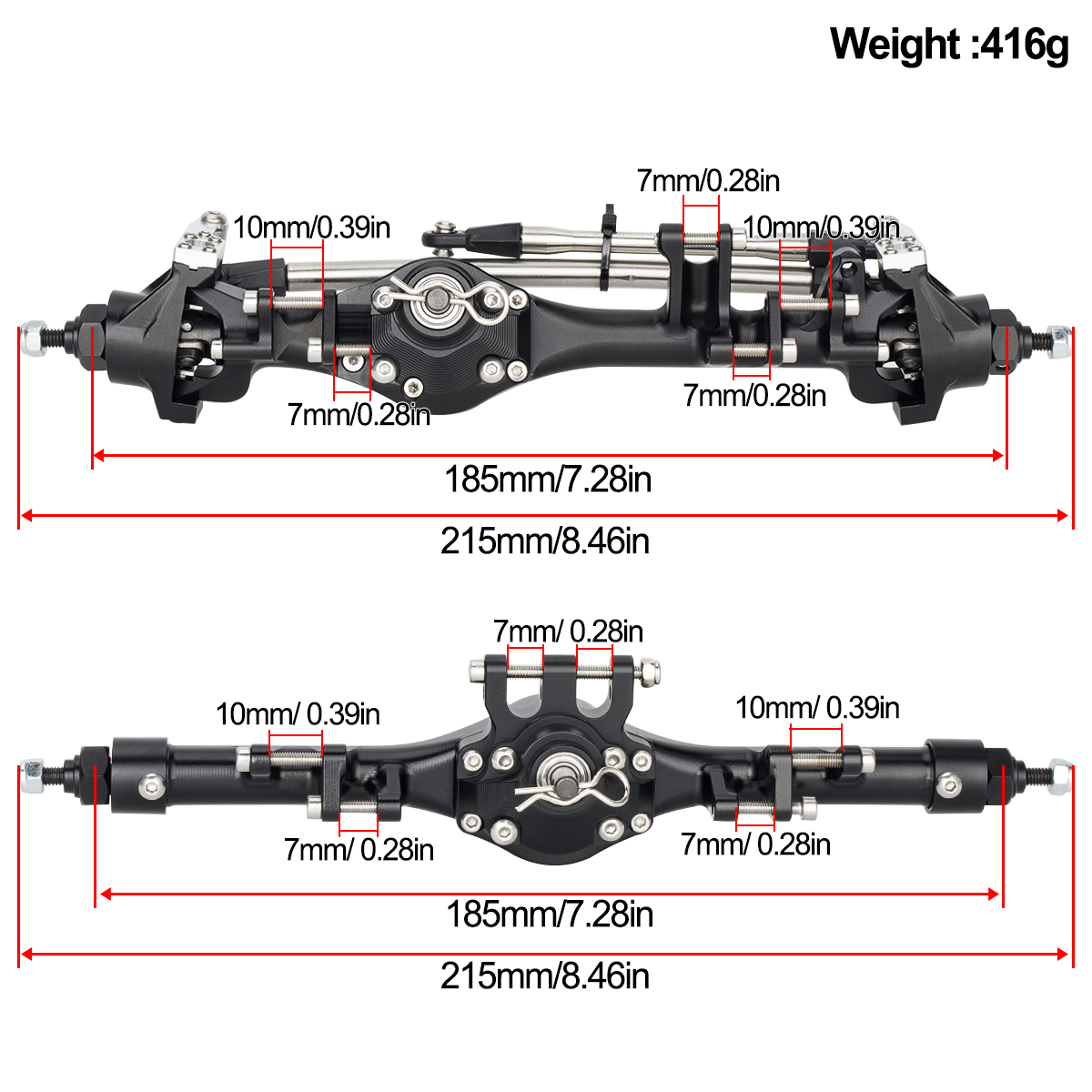 CNC 알루미늄 프론트 리어 F10T 스트레이트 액슬  - Rc Hobby Racing 리뷰 및 가격