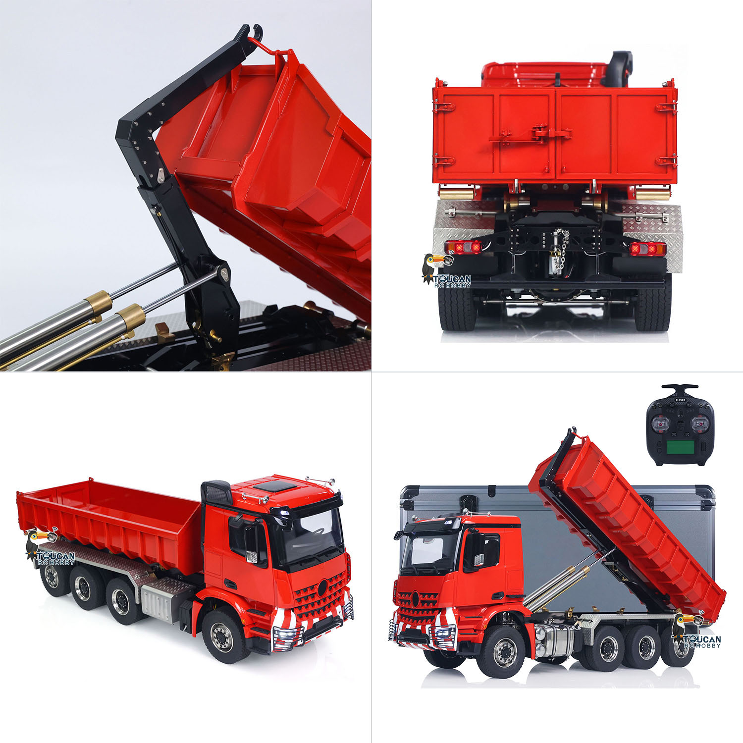 1/14 8x8 RC 유압식 풀덤프 트럭 금속 롤온 덤 - Rc Hobby Dump Truck 리뷰 및 가격