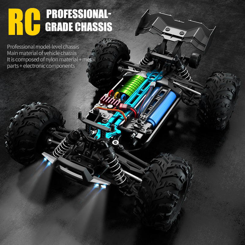 4륜구동 1:16 50-80KM/H RC카 LED 리모 - Rc Roc Hobby 리뷰 및 가격